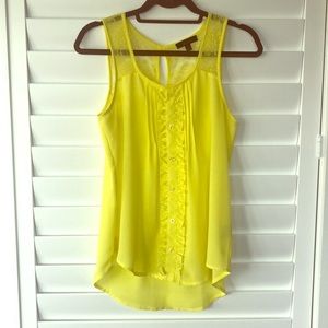 Yellow “mine” tank top size M